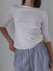 Ivory Ballet Pointelle Tee