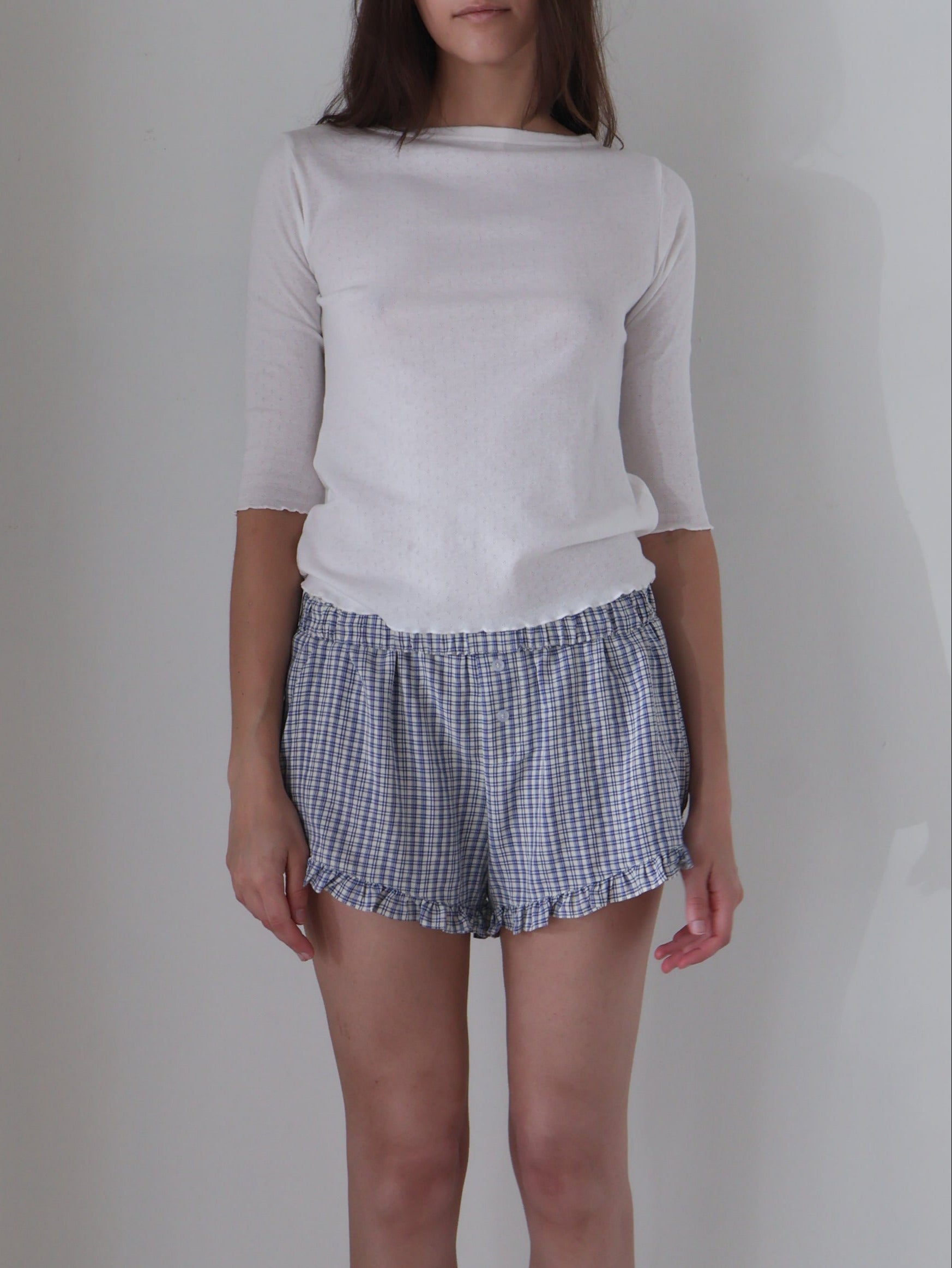 Ivory Ballet Pointelle Tee