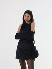 Black Alisanne Mini Dress