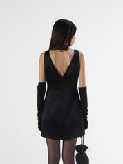Black Alisanne Mini Dress