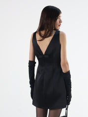 Black Alisanne Mini Dress