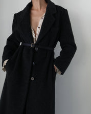Flattered Barbara Black Leather Belt