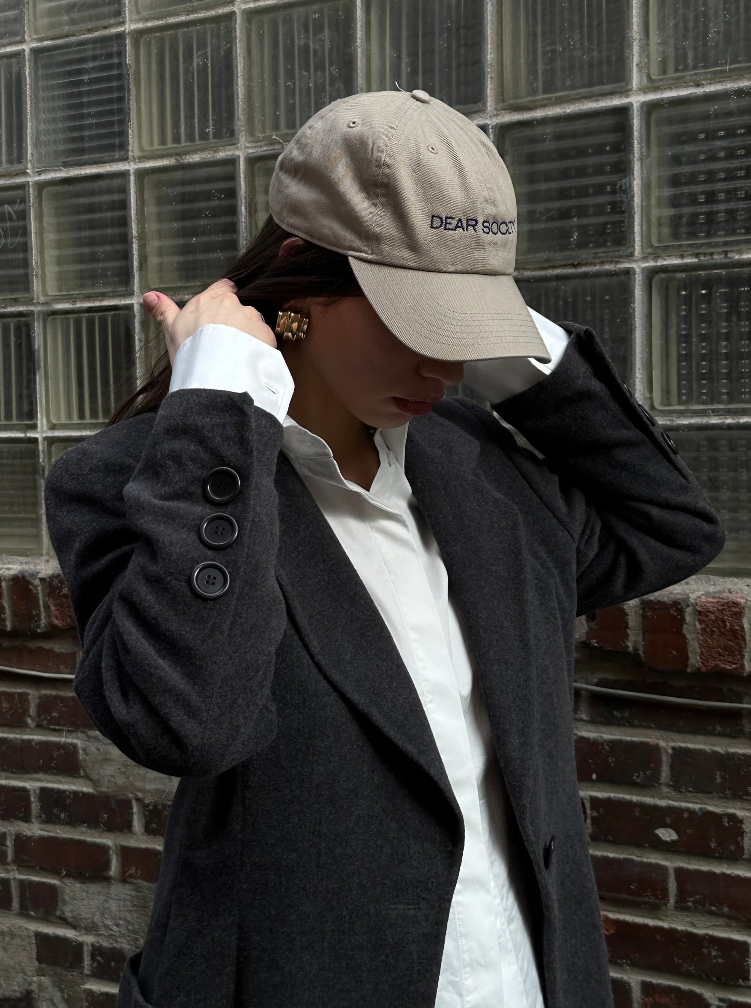 Dear Society Khaki Dad Baseball Hat