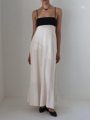 Ecru Color Block Clove Dress