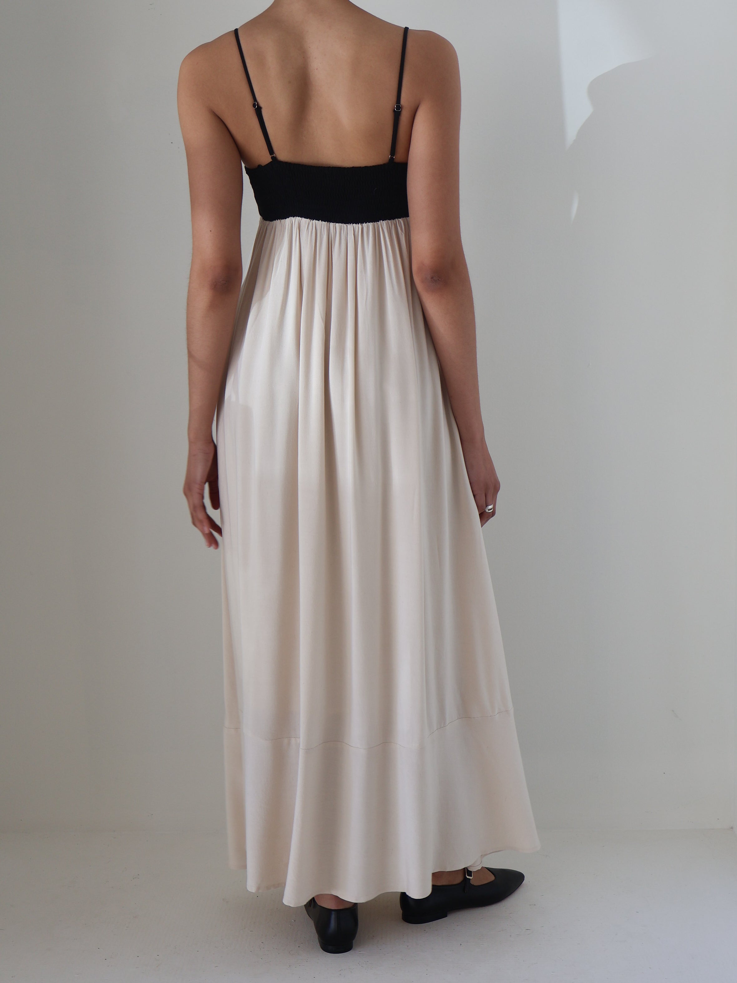 Ecru Color Block Clove Dress