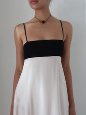 Ecru Color Block Clove Dress