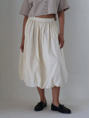 Ivory Bella Midi Bubble Skirt