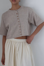 Ivory Bella Midi Bubble Skirt