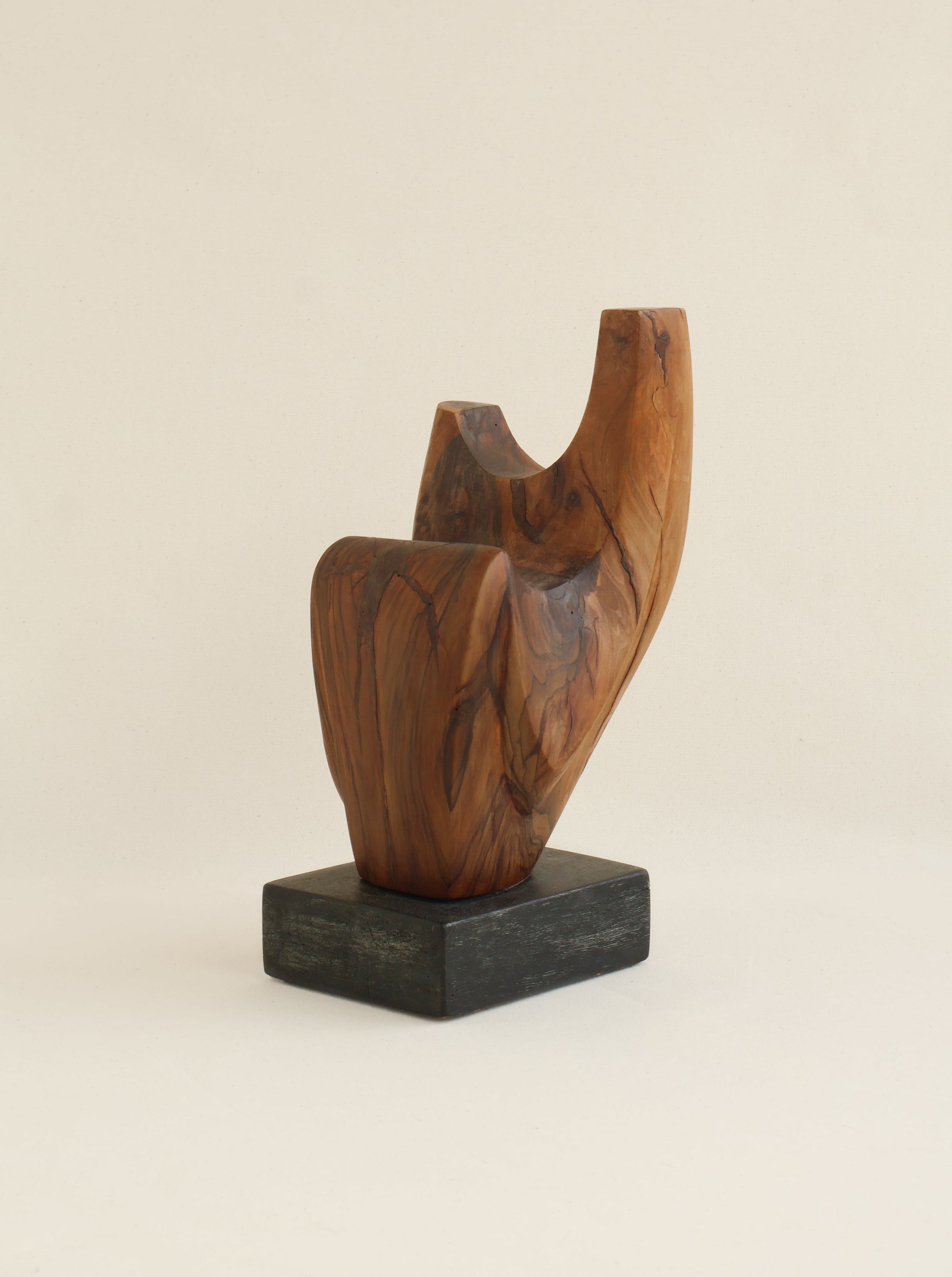 Vintage Shmuel Bar-Even Wood Sculpture (1933-1980)