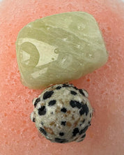 Mussels and Muscles Pebbles Earrings No. 3 - Jade
