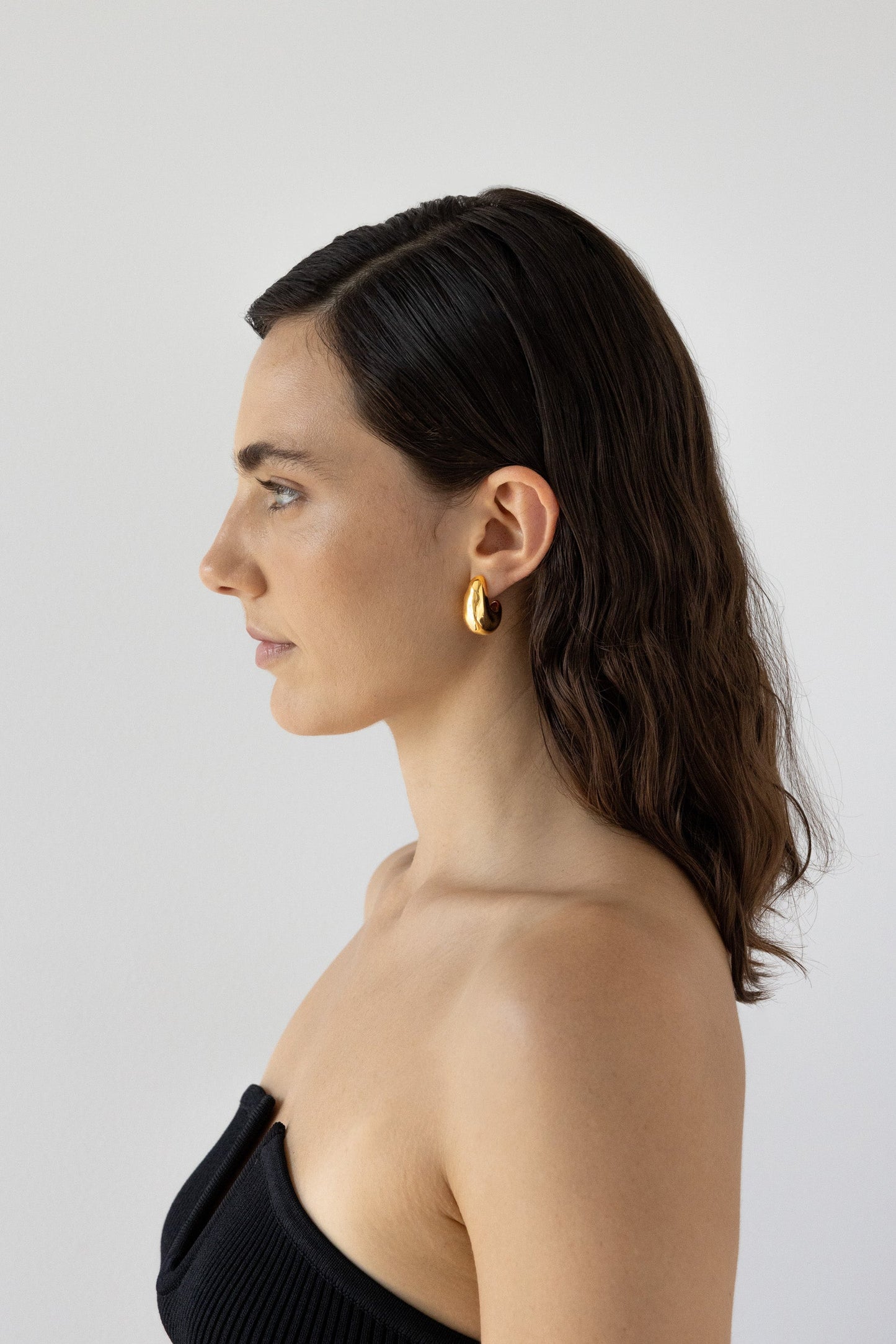 FLASH VOLUME HOOP SMALL - 14K GOLD PLATED