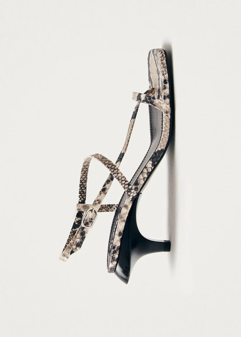 Alohas Magali Indo Cream Leather Sandals
