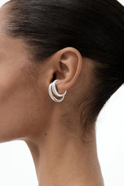 Nina Gordon Silver Jean Ear Cuff Set