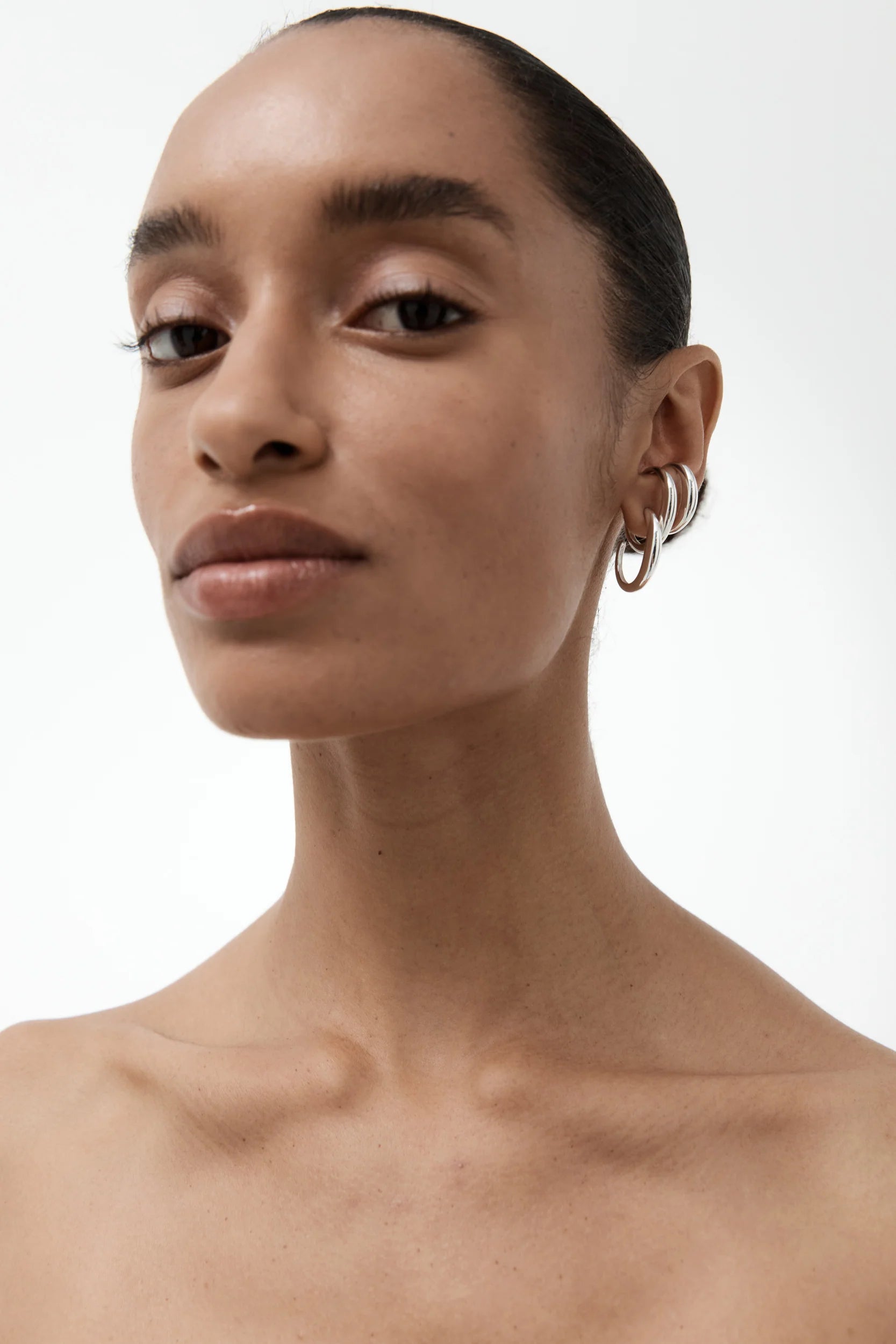 Nina Gordon Silver Jean Ear Cuff Set
