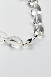 Mussels and Muscles Pebbles Necklace - Rock Crystal