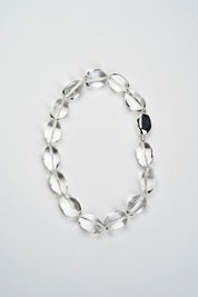 Mussels and Muscles Pebbles Necklace - Rock Crystal