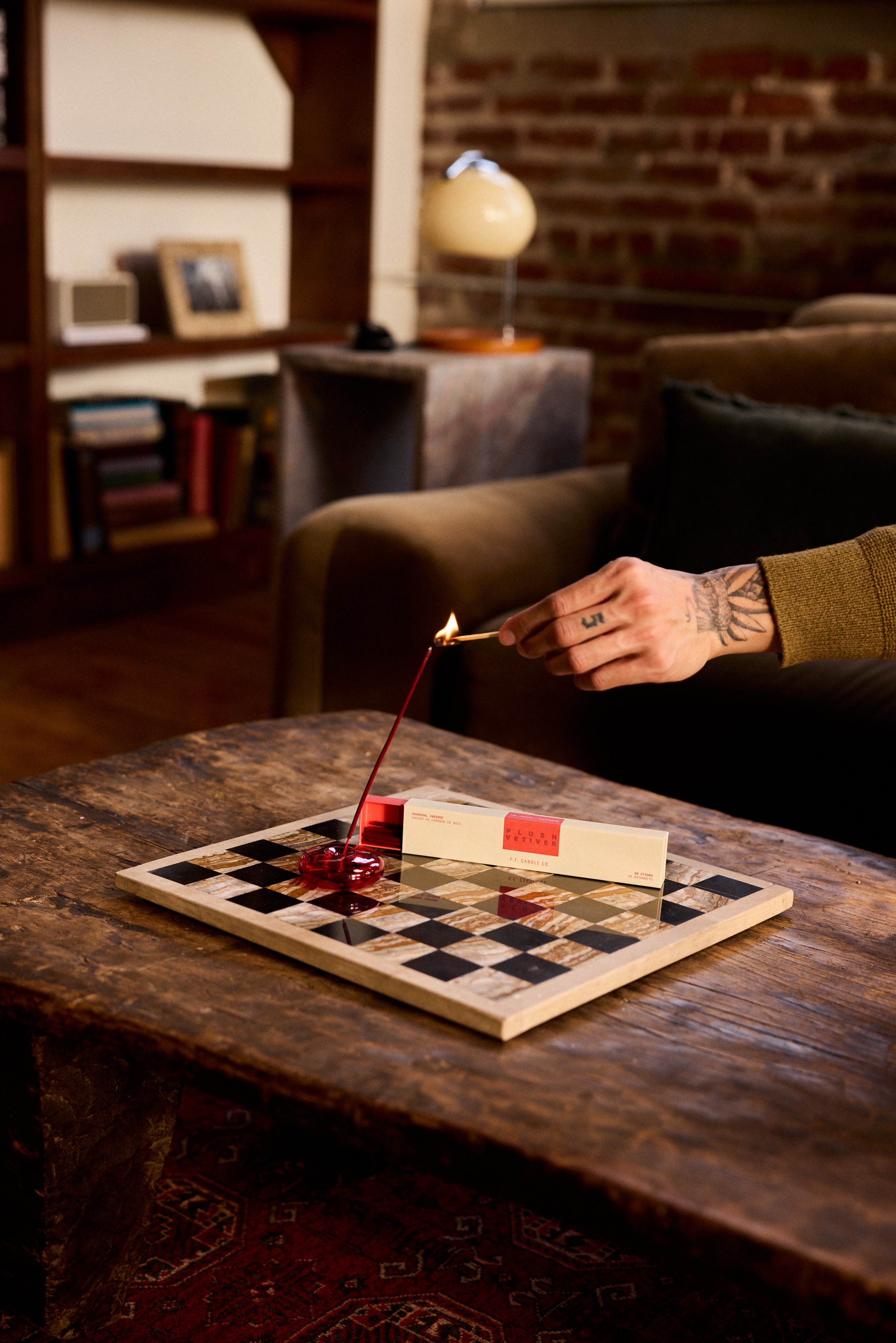 P.F. Candle Co. Plush Vetiver HI-FI Incense Sticks