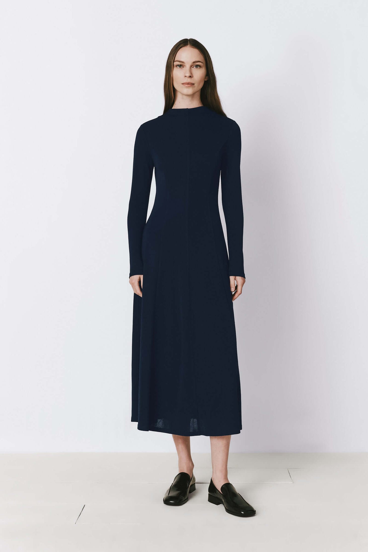 Rue Sophie Navy Adenet Midi Dress