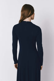 Rue Sophie Navy Adenet Midi Dress