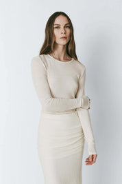 Rue Sophie Annette Ecru Knit Top