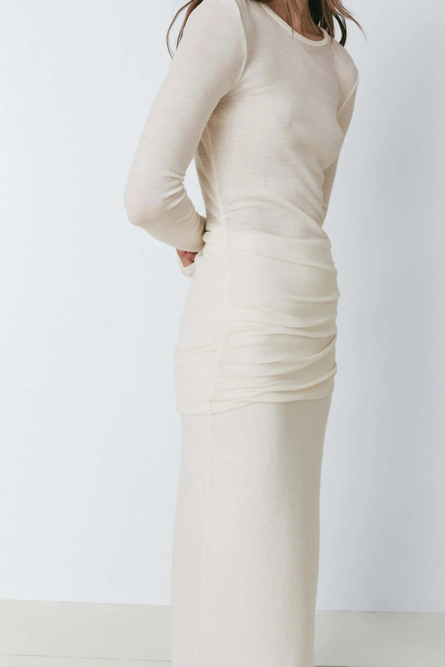 Rue Sophie Annette Ecru Knit Top