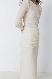 Rue Sophie Annette Ecru Knit Top