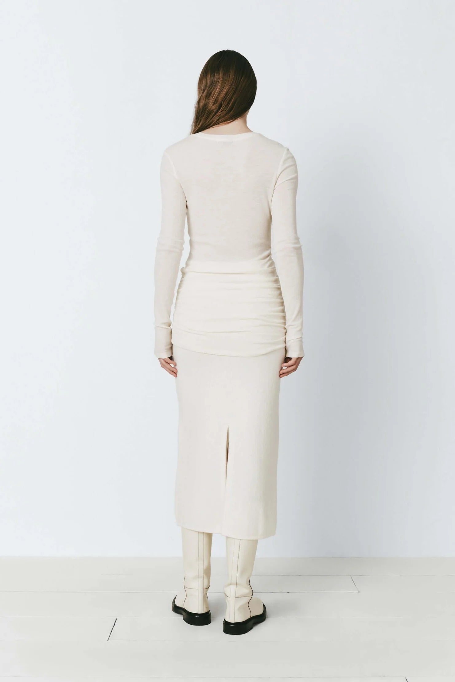 Rue Sophie Annette Ecru Knit Top