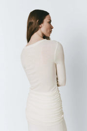 Rue Sophie Annette Ecru Knit Top