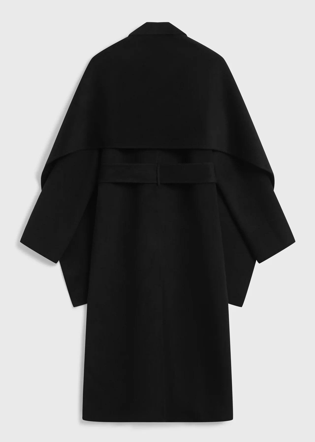 Rue Sophie Black Grand Scarf Coat