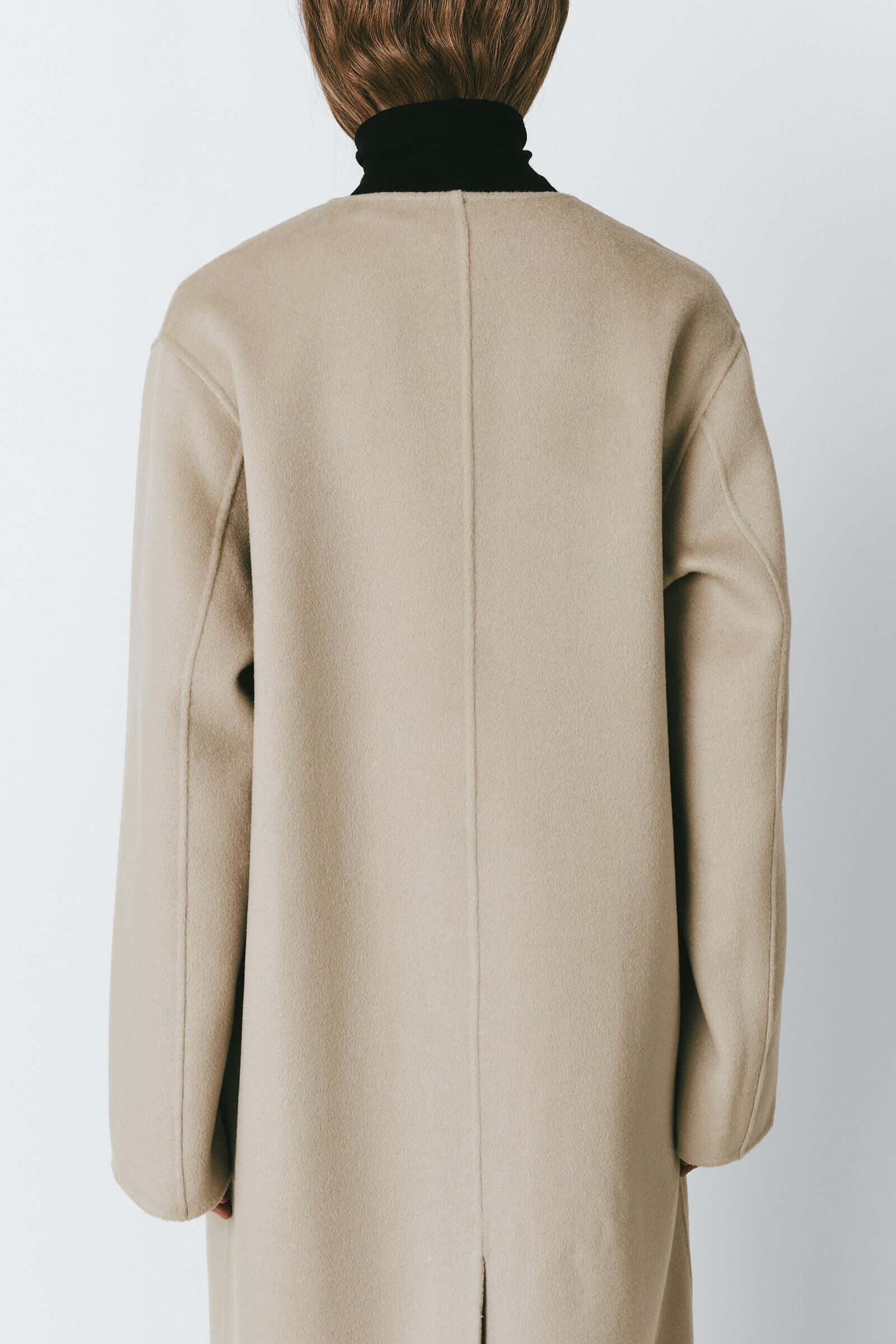 Rue Sophie Grey Mathe Double-Faced Belted Coat