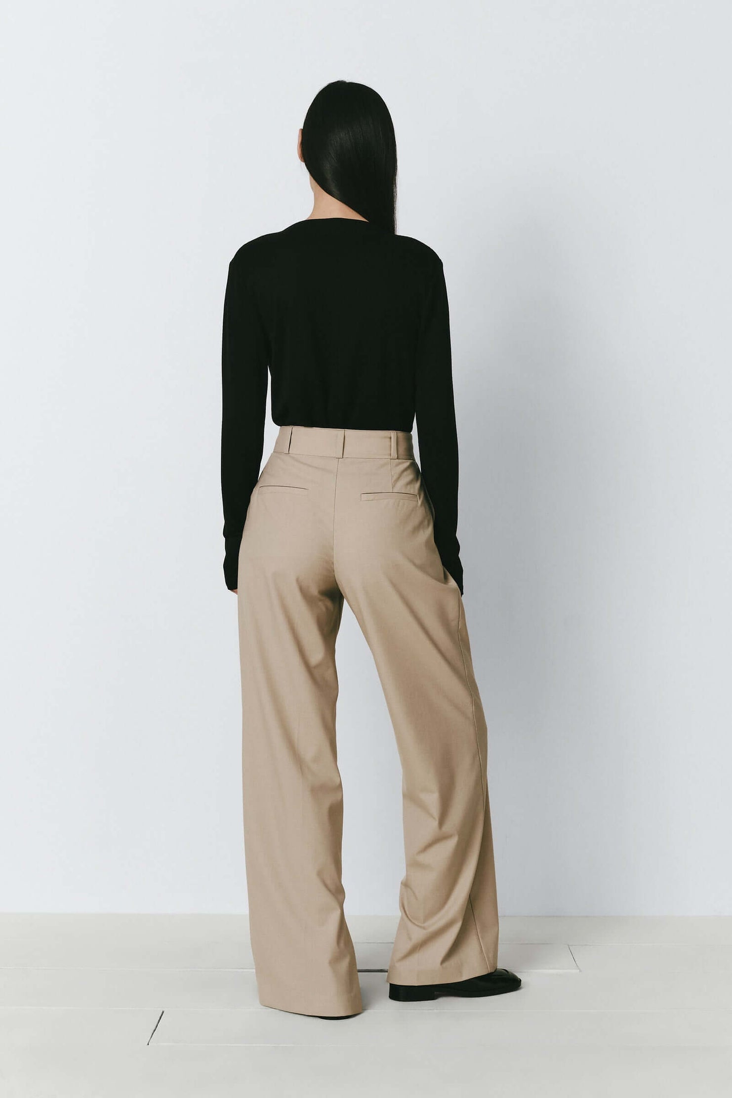 Rue Sophie Black Nicole Modal Top