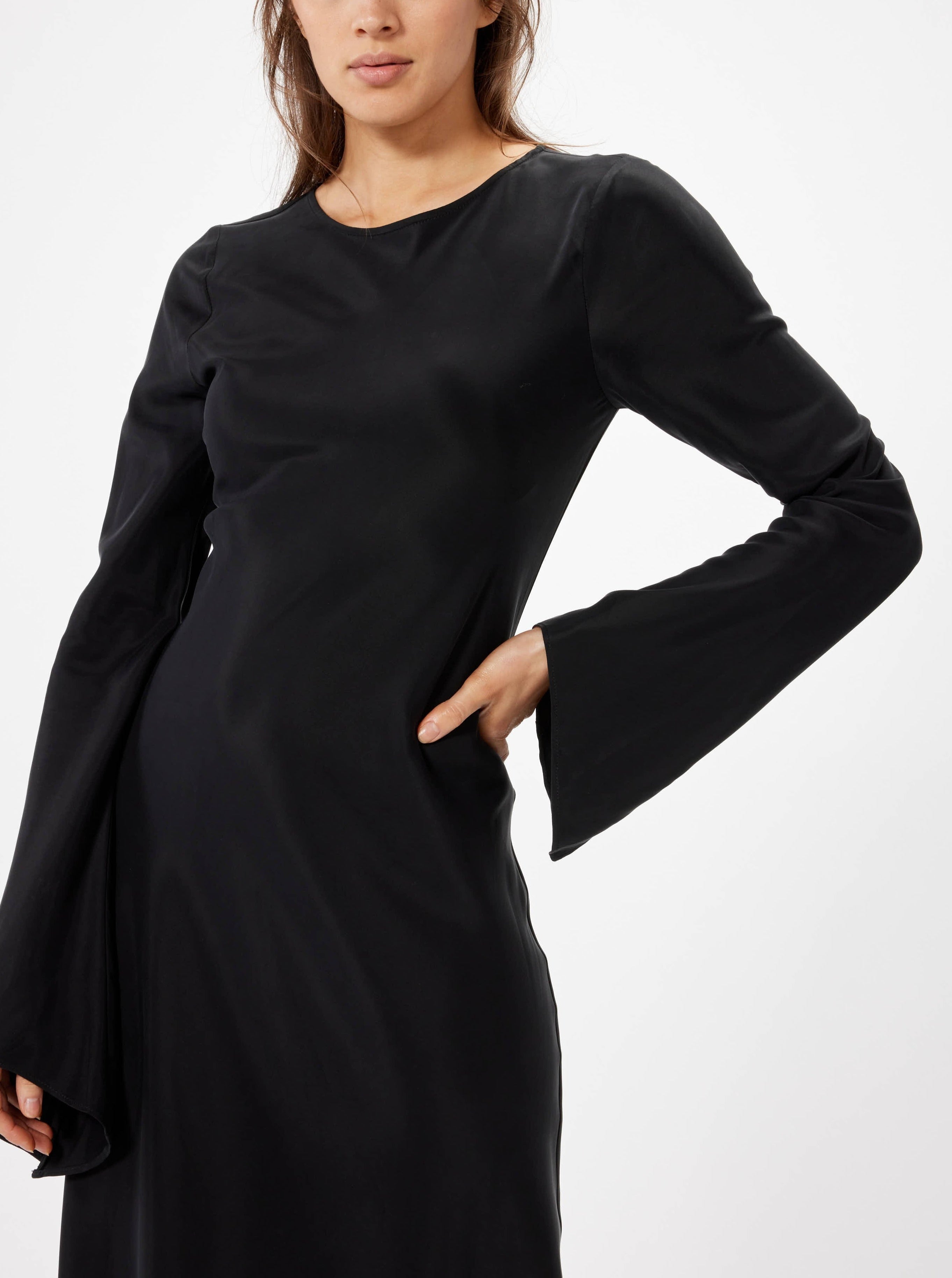 Black Cupro Sasha Dress