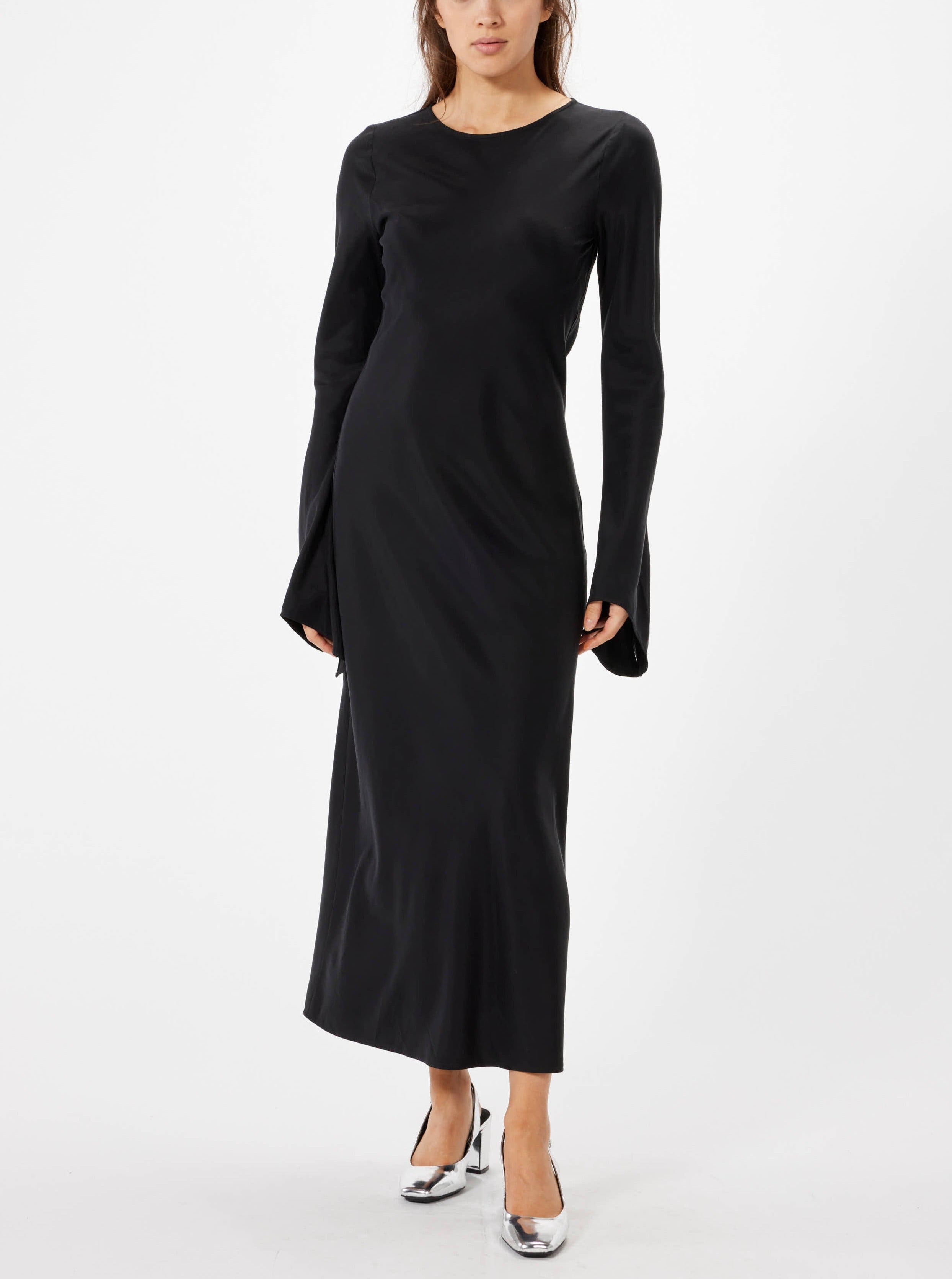 Black Cupro Sasha Dress