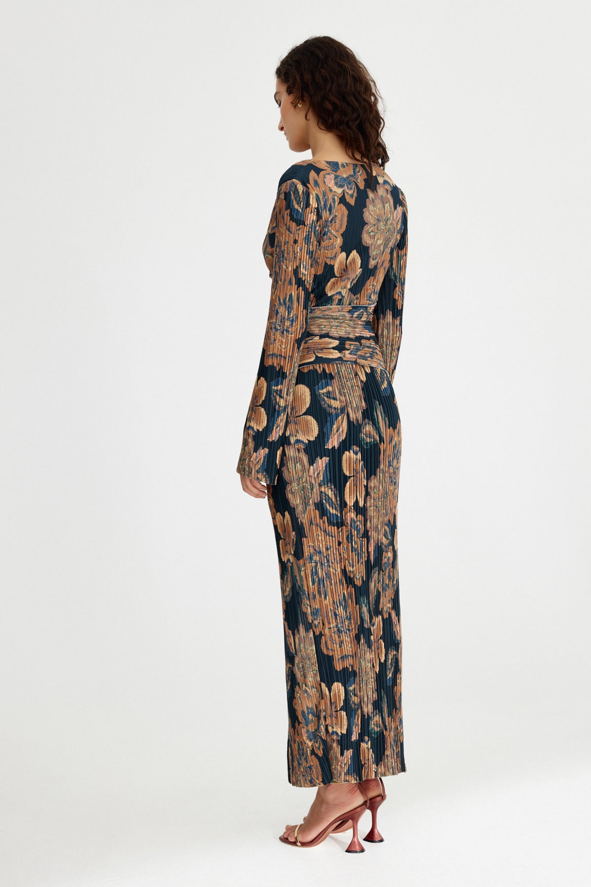 Gold Tapestry Lori Maxi Dress