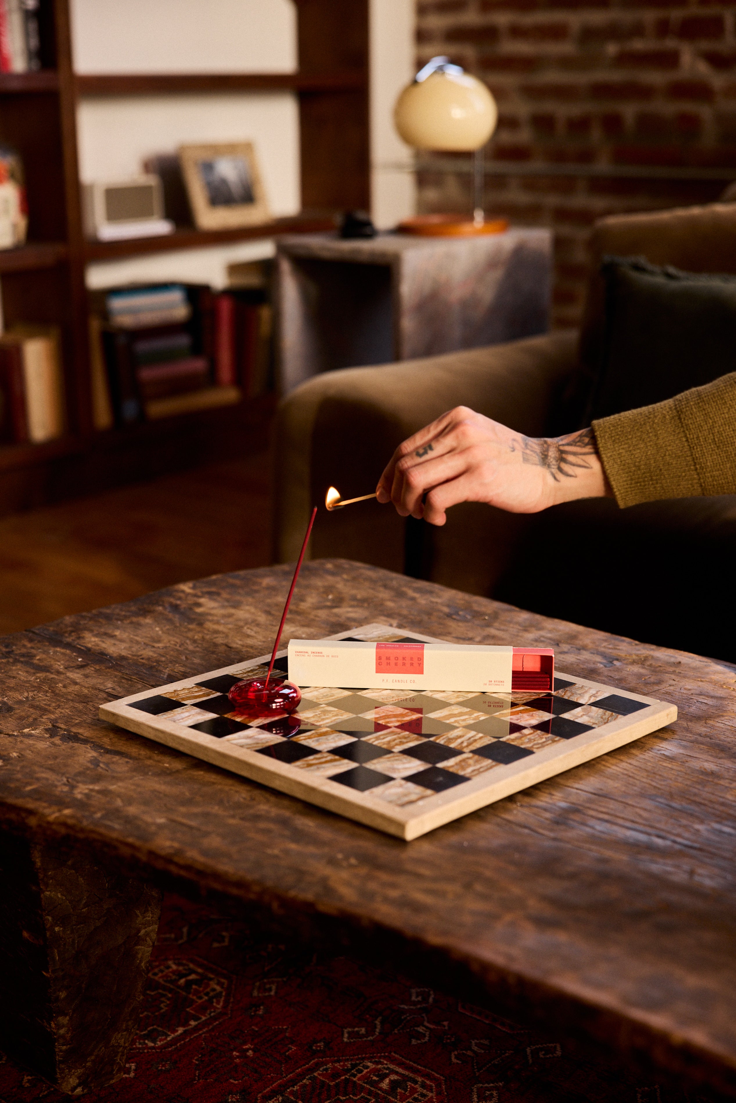 P.F. Candle Co. Smoked Cherry HI-FI Incense Sticks