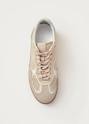 Alohas Rife Grain Cream Leather Sneakers
