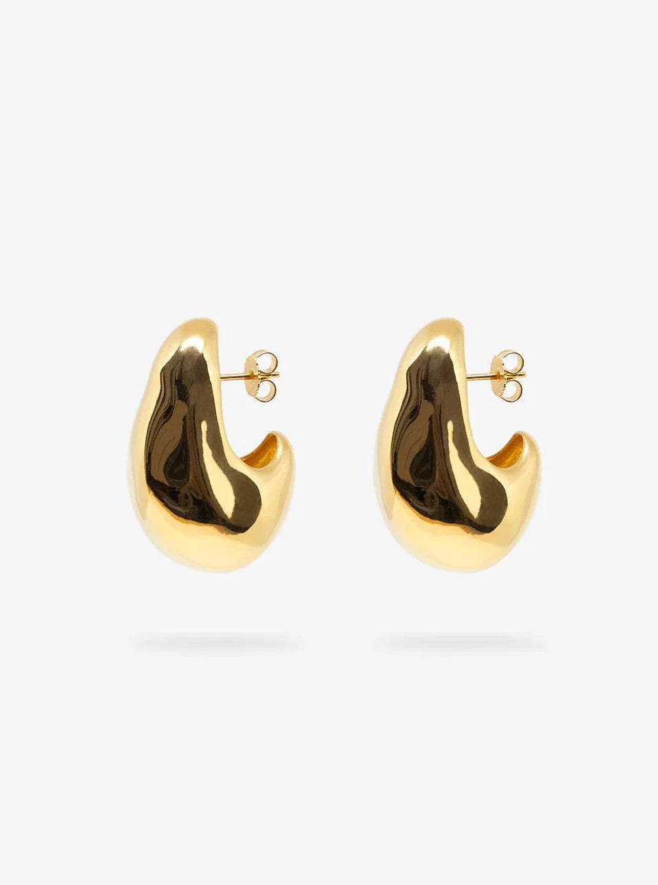 FLASH VOLUME HOOP LARGE - 14K VERMEIL