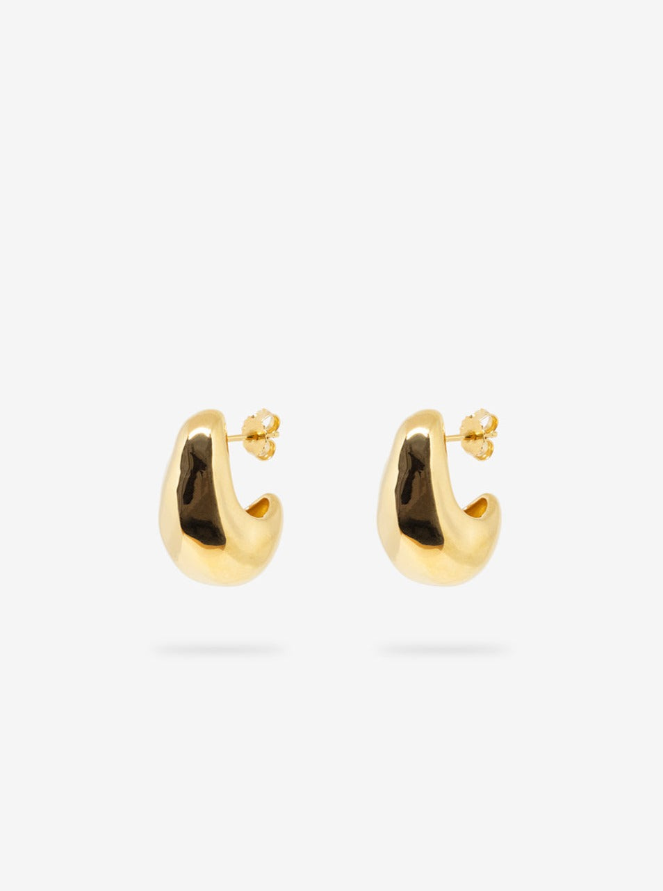 FLASH VOLUME HOOP SMALL - 14K GOLD PLATED