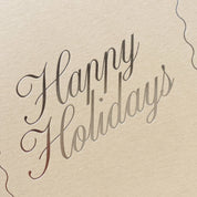 Jaymes Paper Happy Holidays Greeting Card - Sand