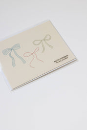 Sumner Lane Ribbon Bow Greeting Card