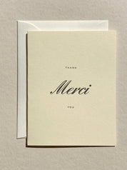 Jaymes Paper Merci Greeting Card - No. 15