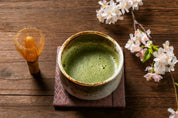 Inoue Tea - Yoshino White Mino-yaki Chawan - Japanese Matcha Bowl