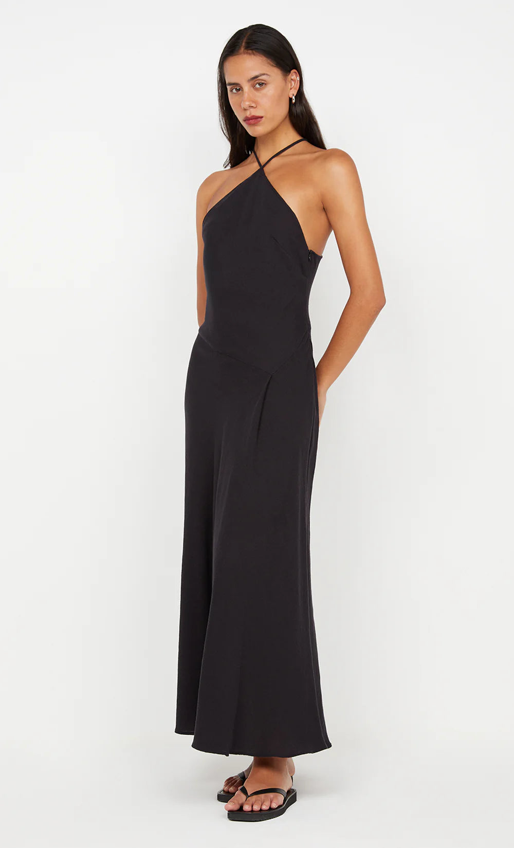 Bec + Bridge Black Coralie Halter Dress