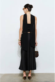 Calliope Strapless Top With Scarf