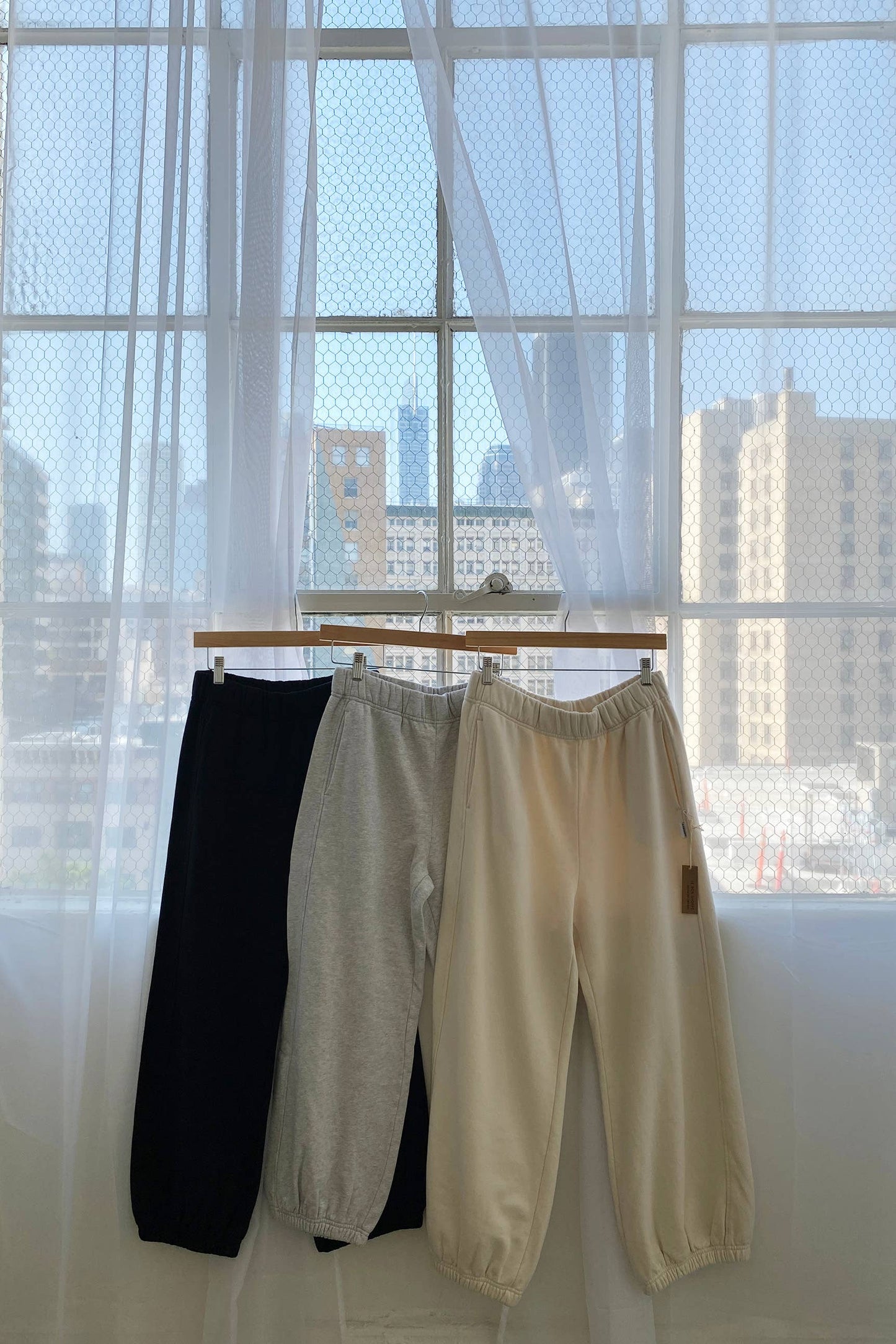 Naturel French Terry Balloon Pants