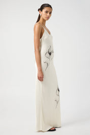 Third Form Floral Dream State Bias Maxi Dress