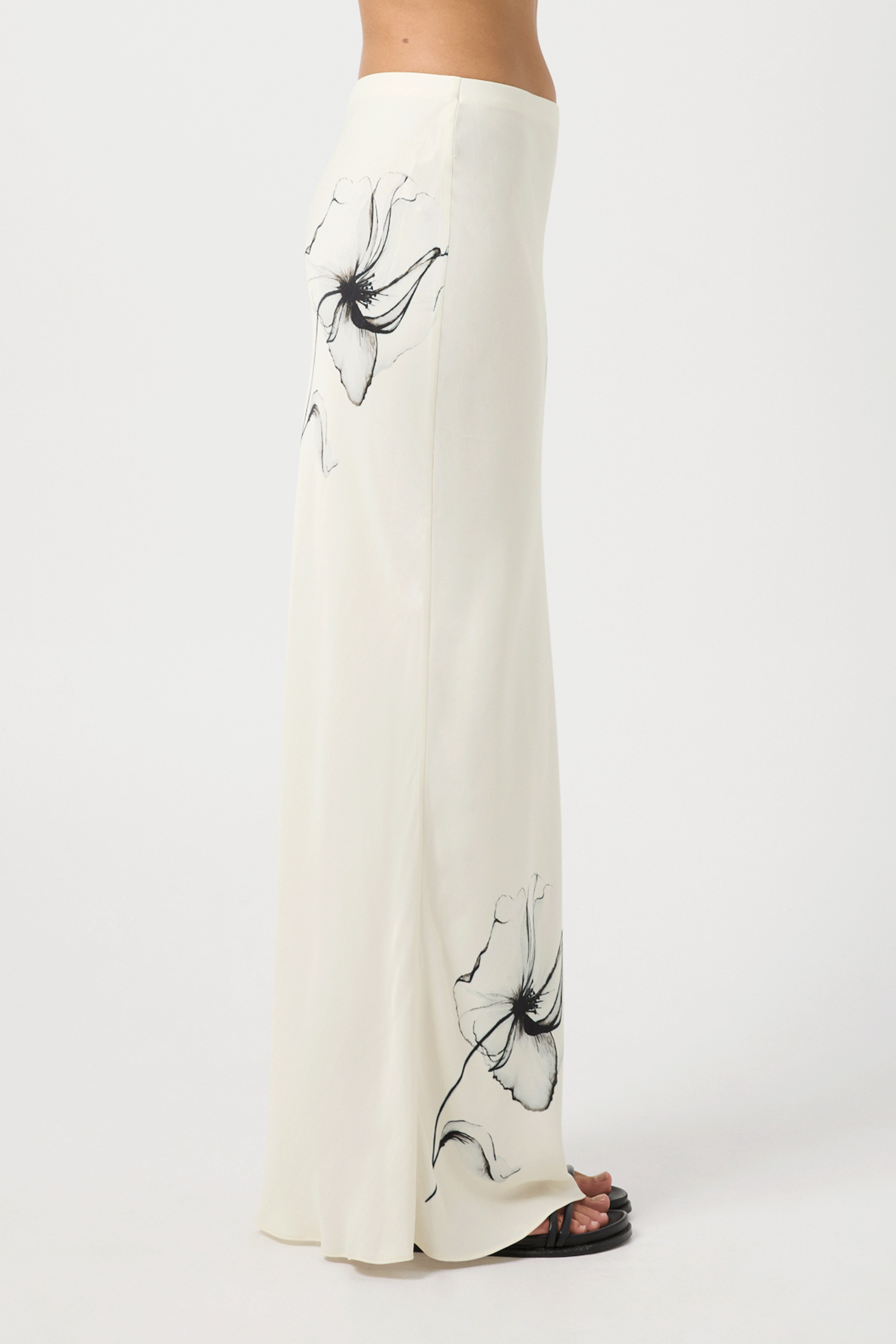 Third Form Floral Dream State Bias Maxi Skirt