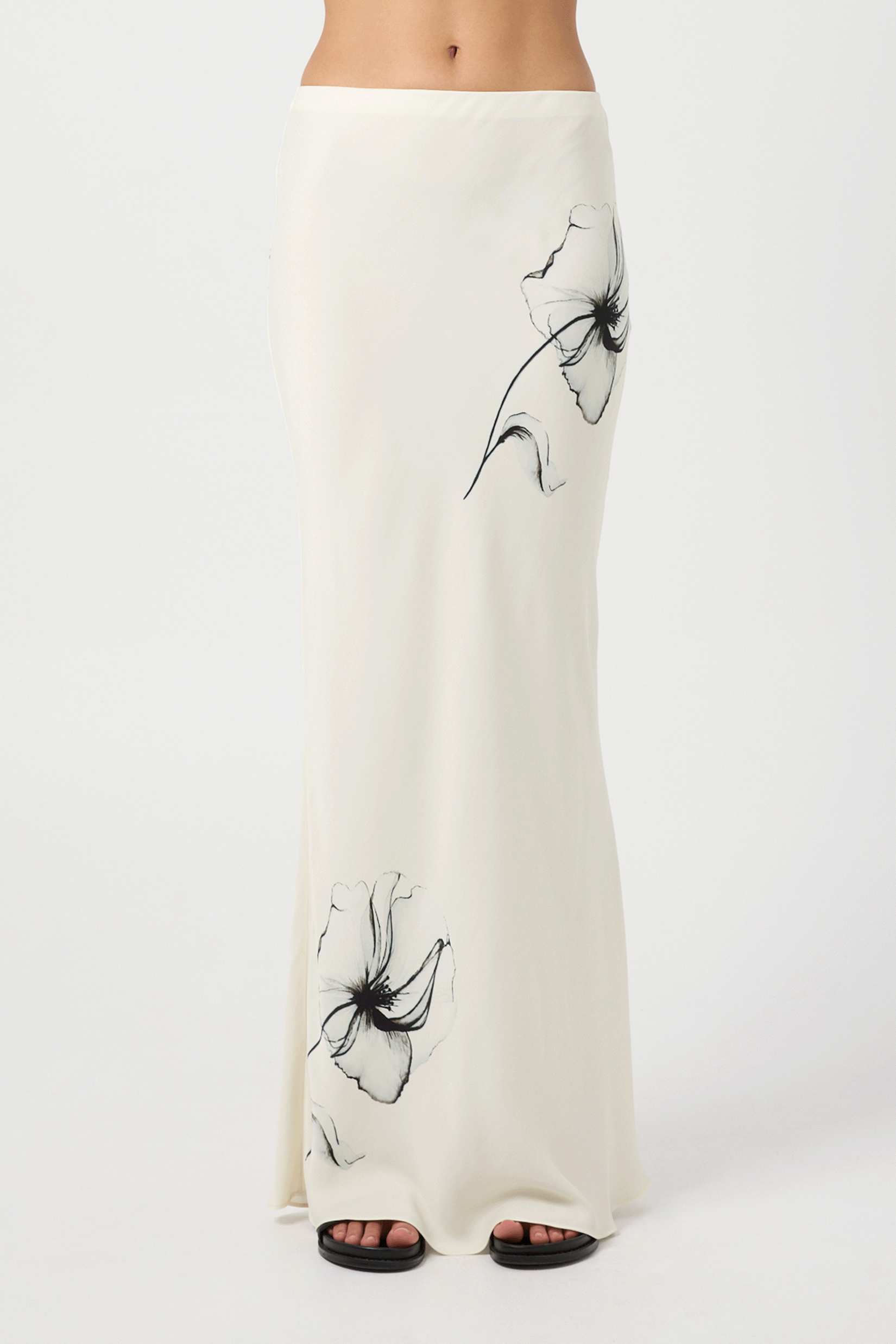 Third Form Floral Dream State Bias Maxi Skirt