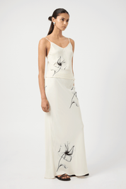 Third Form Floral Dream State Bias Maxi Skirt