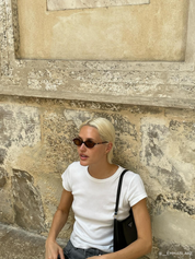 St. Agni White Organic Cotton Baby Tee